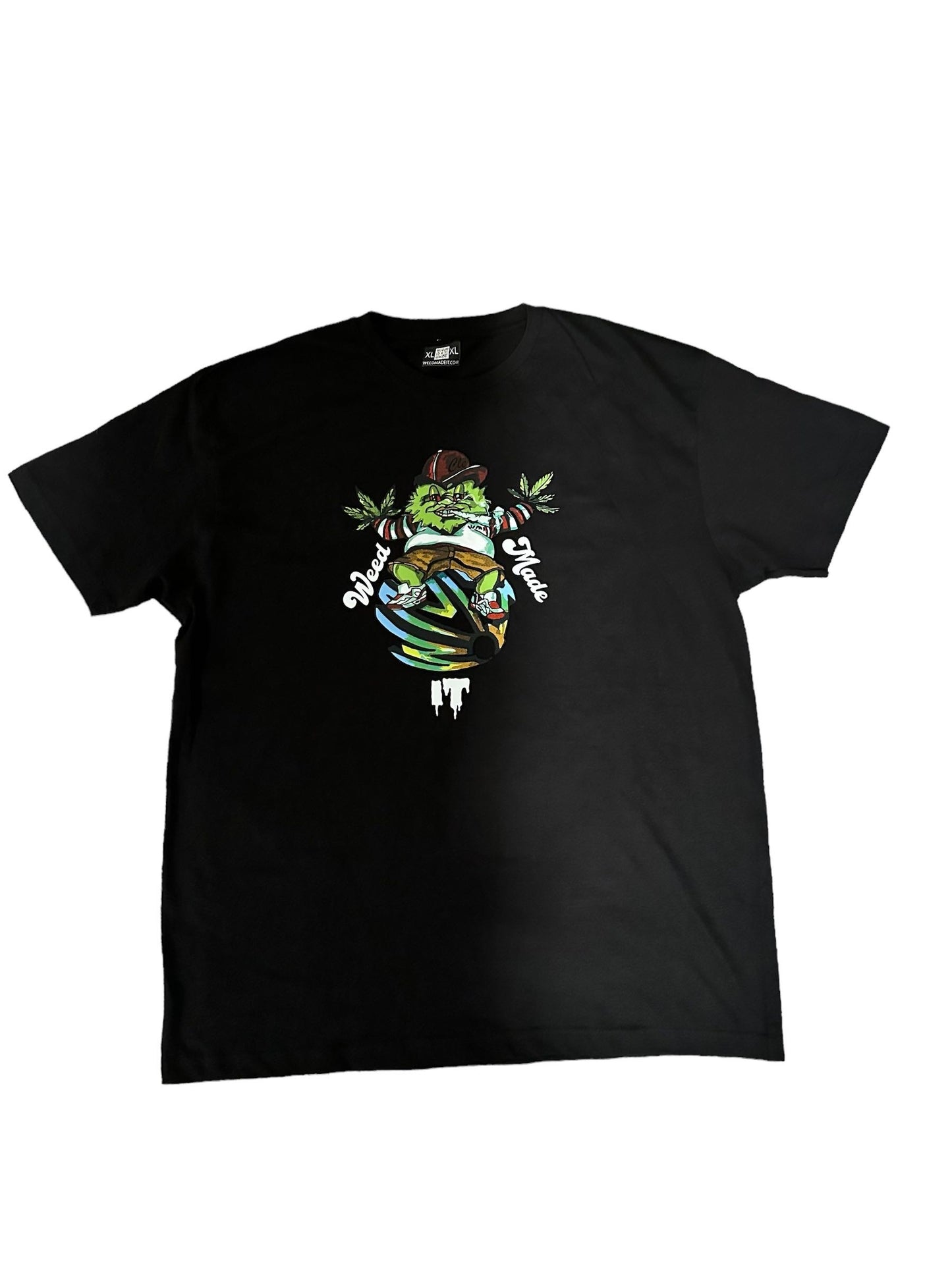 Weed Made It Mascot Weedie 100% Cotton T-Shirt